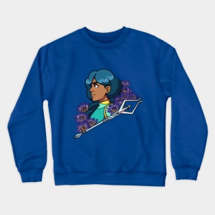 Water Lily Mermista Crewneck Sweatshirt